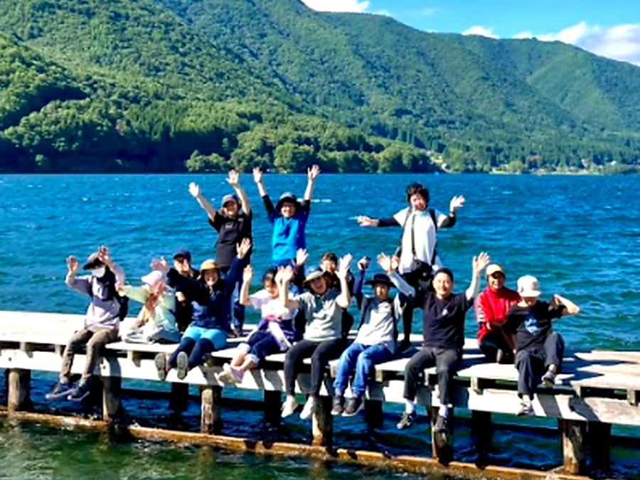 MAICA members by Aoki Lake