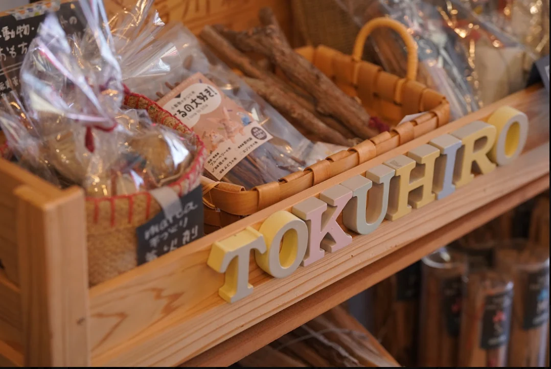 店頭に並ぶペットグッズ